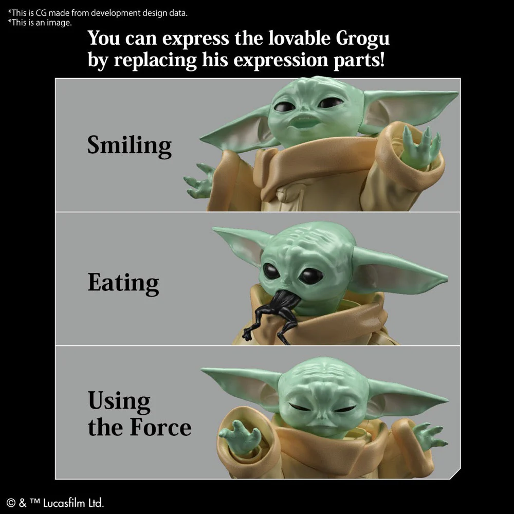 Bandai 5063391 1/4 Grogu (Baby Yoda) The Mandalorian Star Wars - Image 5