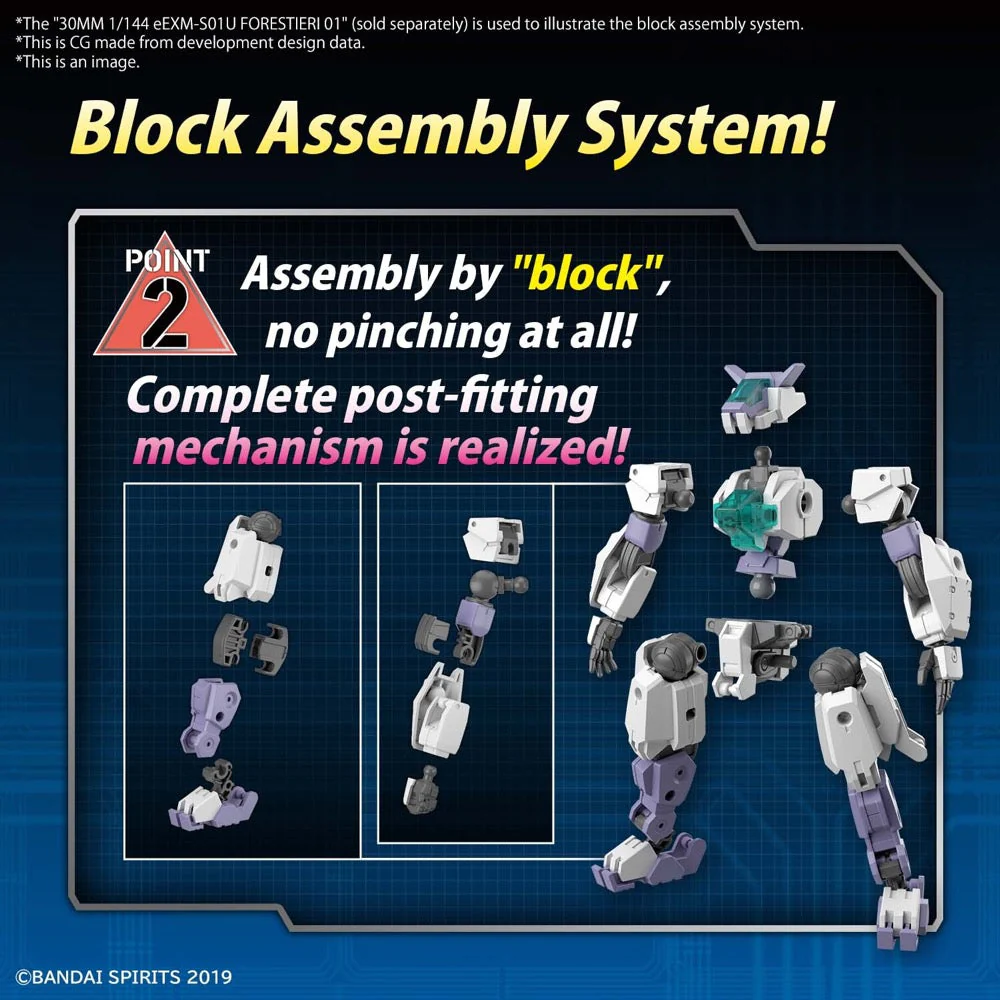 Bandai 5063937 1/144 eEXM-S02M Forestieri 02 30MM - Image 17