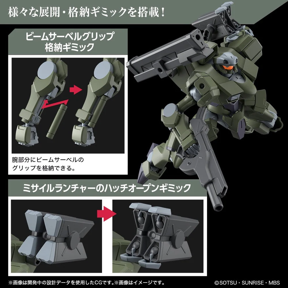 Bandai 5065111 HG 1/144 Zowort Heavy Gundam The Witch from Mercury - Image 13
