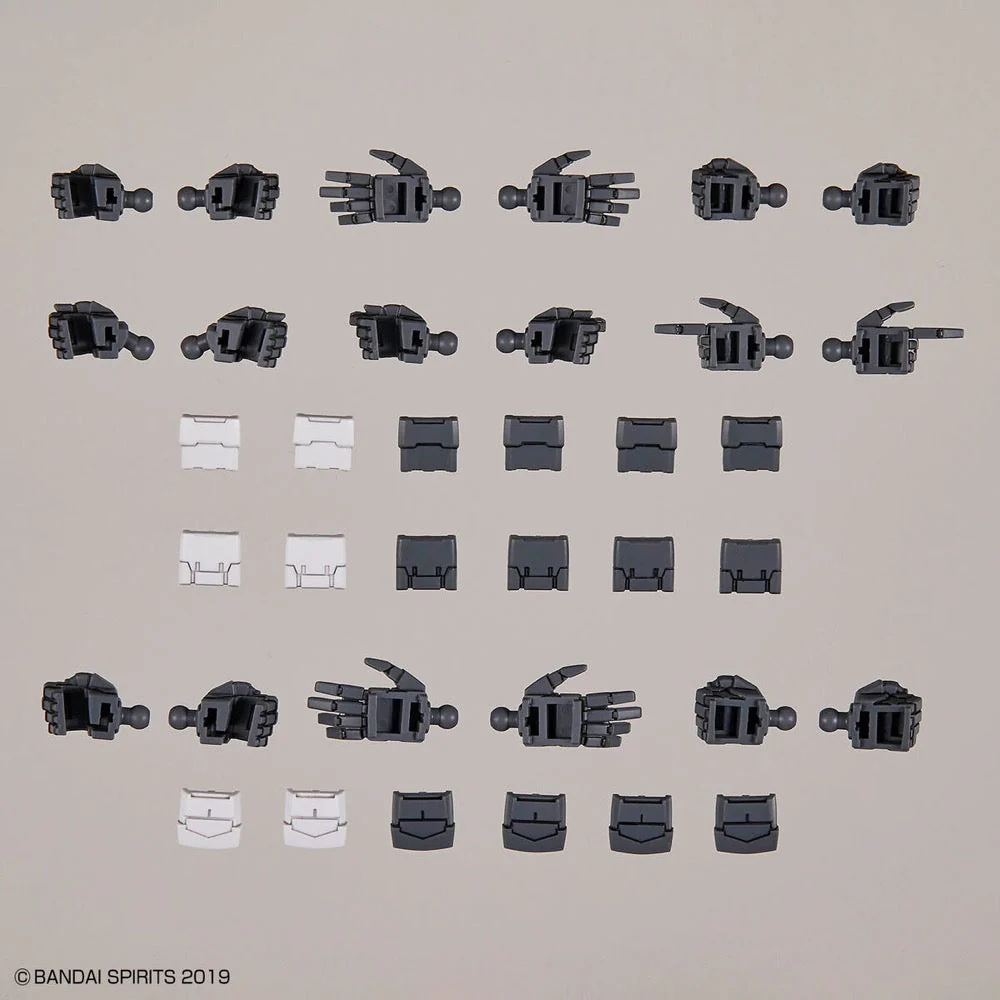 Bandai 5065115 Option Parts Set 12 Hand Parts Multi Joint 30MM - Image 2