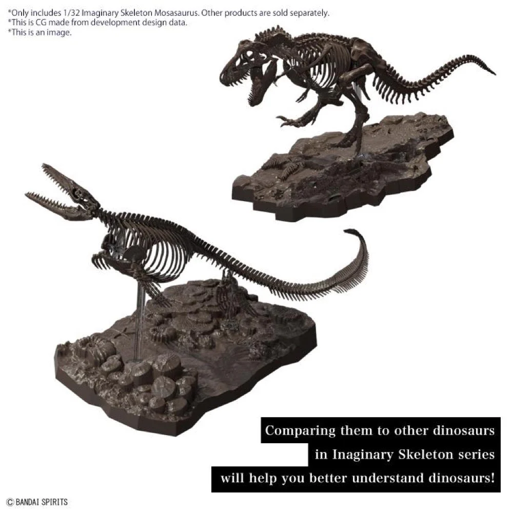 Bandai 5065428 1/32 Imaginary Skeleton Mosasaurus Dinosaur - Image 9