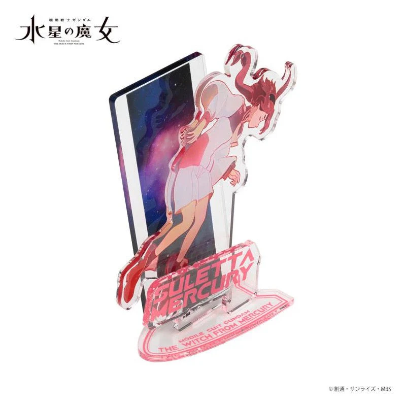 Bandai 5065607 Art Acrylic Stand Suletta Mercury Gundam The Witch From Mercury - Image 3