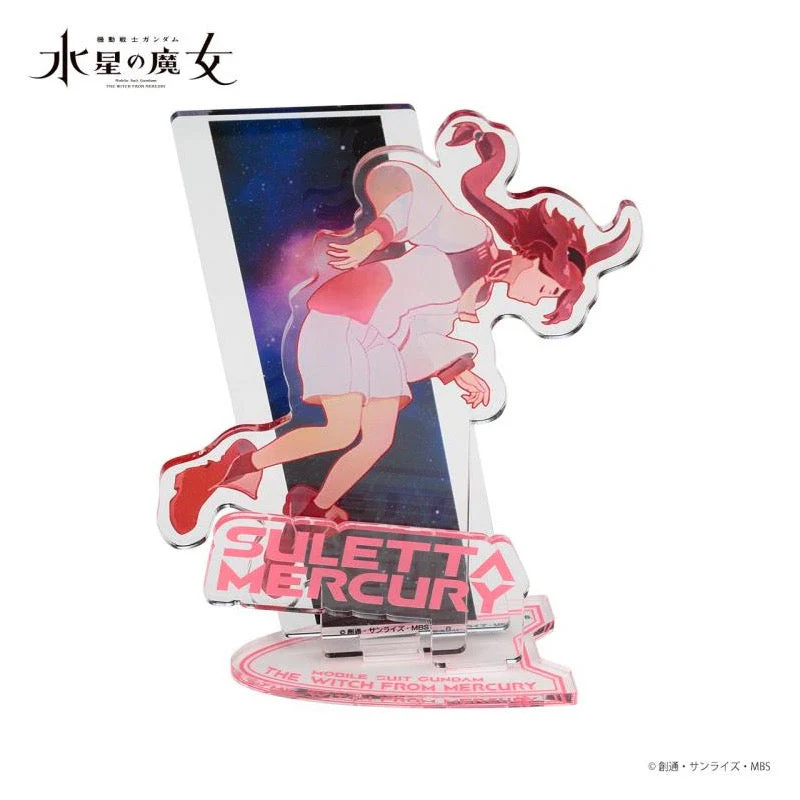 Bandai 5065607 Art Acrylic Stand Suletta Mercury Gundam The Witch From Mercury - Image 4