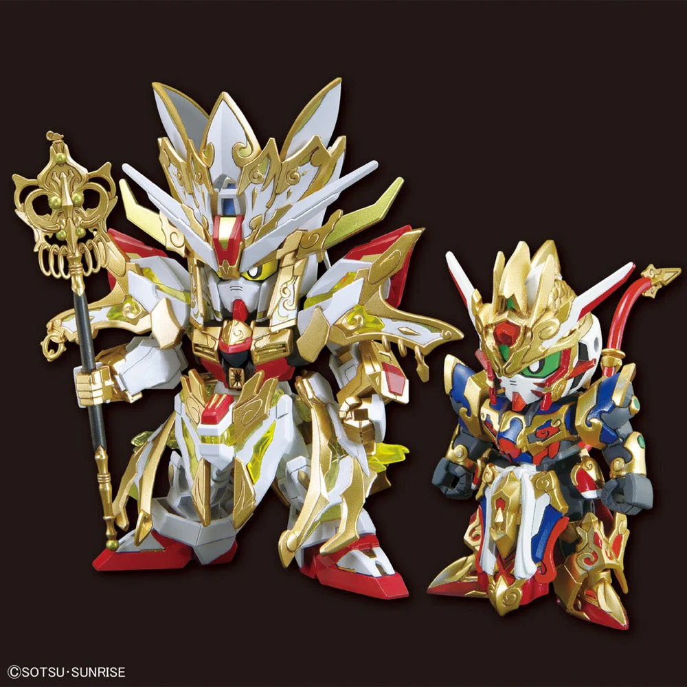 Bandai 5065698 SDW Heroes Revival Of The Heroes Wukong Impulse Gundam (Childhood Ver.) and Sanzang Strike Freedom Gundam Set - Image 2