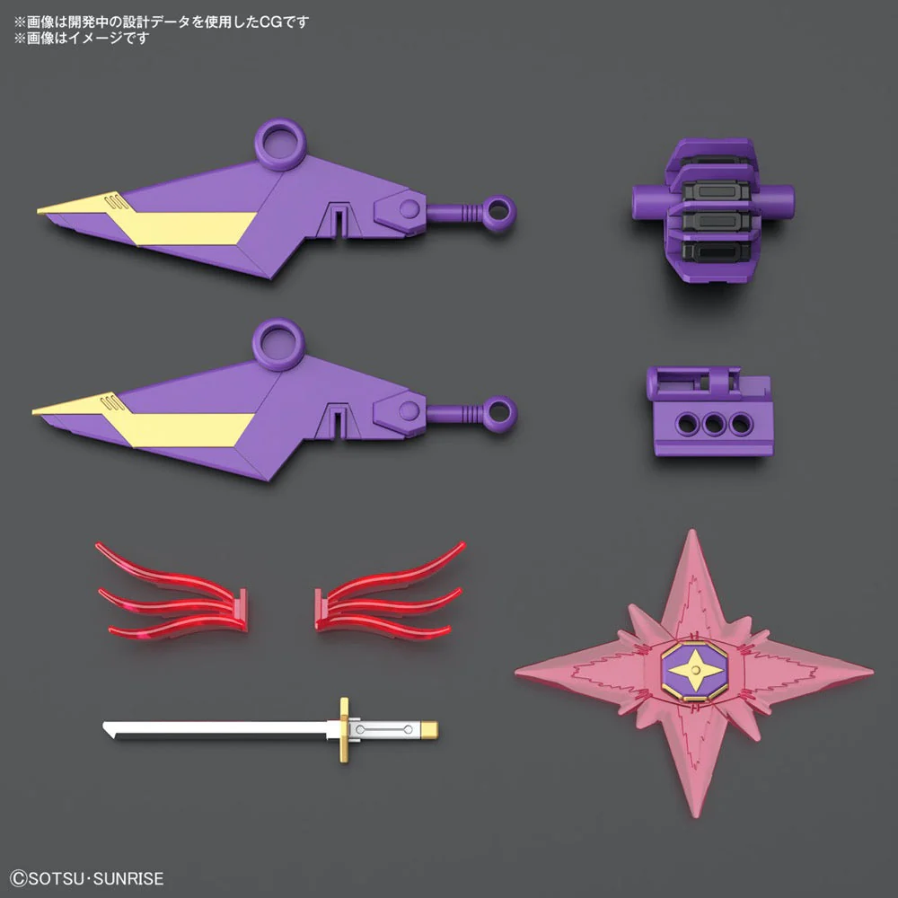 Bandai 5065711 SD Cross Silhouette F-Kunoichi Kai Gundam - Image 6