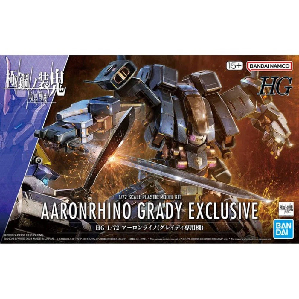 Bandai 5066290 HG 1/72 AMAIM Aaronrhino Grady Exclusive