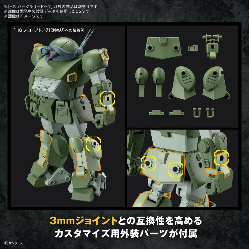 Bandai 5066380 HG Burglarydog Votoms - Image 14