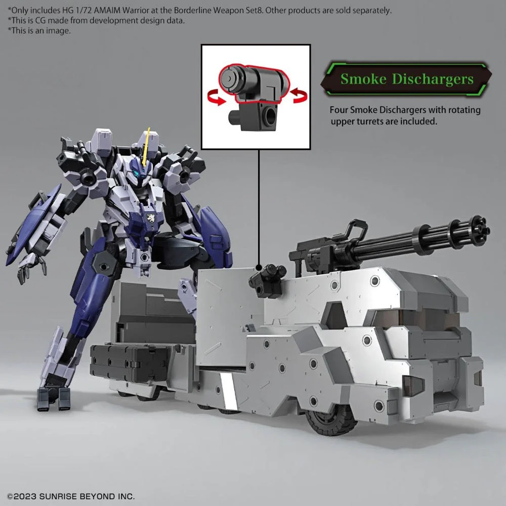 Bandai 5066387 HG 1/72 Amaim Warrior At The Borderline Weapon Set8 - Image 5