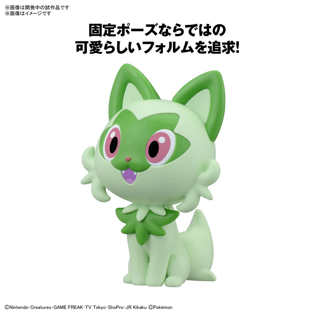 Bandai 5066546 Quick 18 Sprigatito Pokemon Model Kit - Image 4