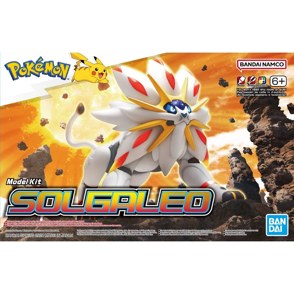 Bandai 5066553 Solgaleo Pokemon Model Kit