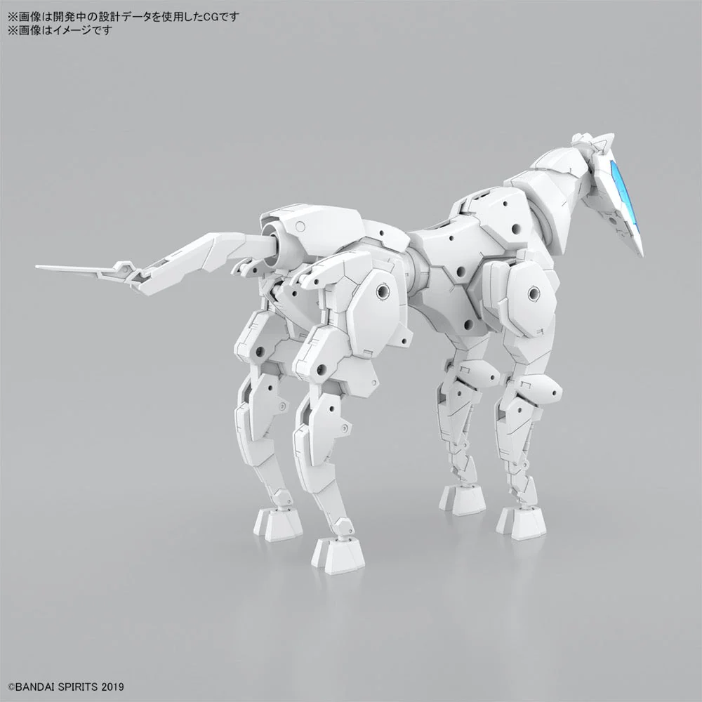 Bandai 5067422  1/144 Extended Armament Vehicle (Horse Mecha Ver.) [White] 30MM - Image 3