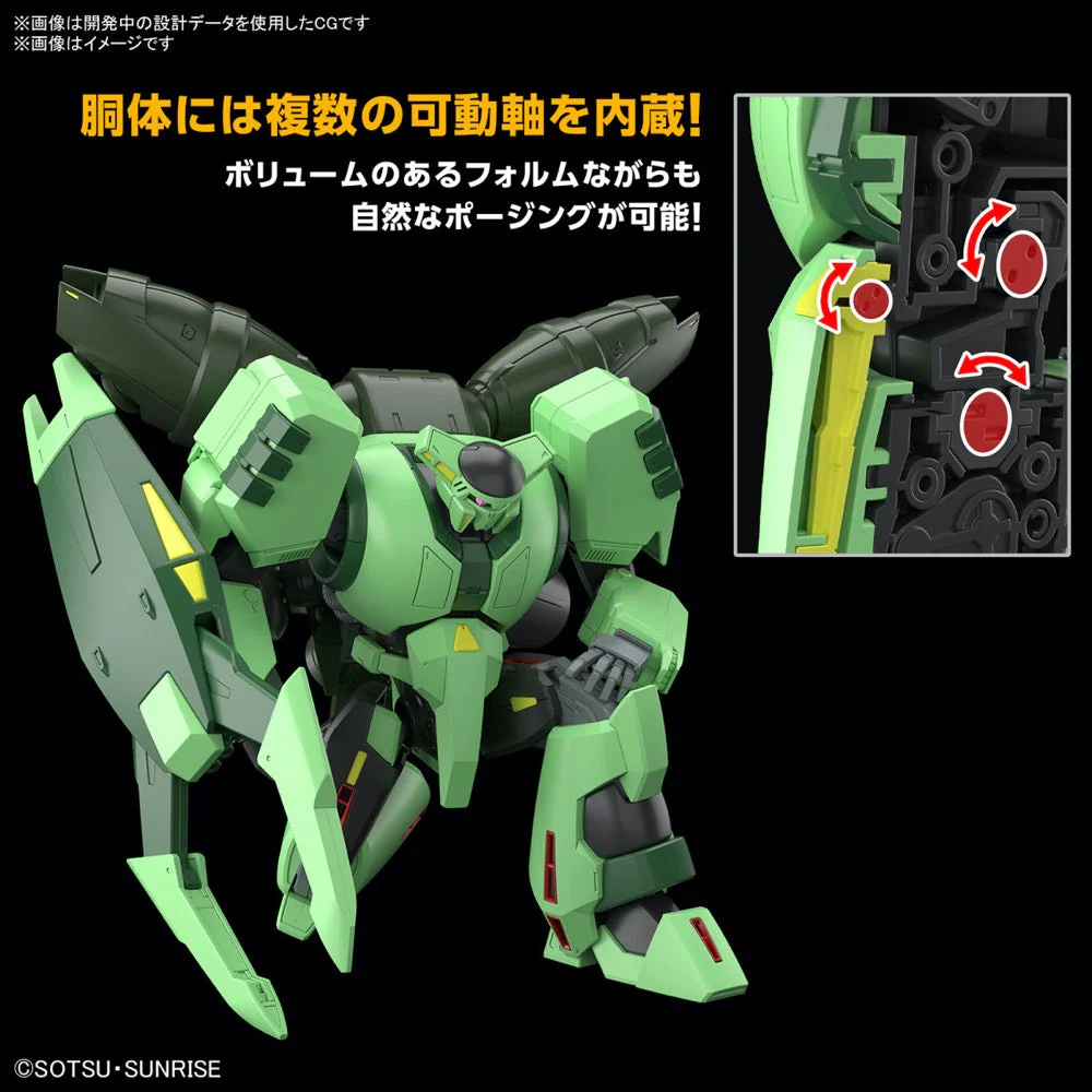 Bandai 5067431 HGUC 1/144 Bolinoak-Sammahn Gundam Zeta - Image 6