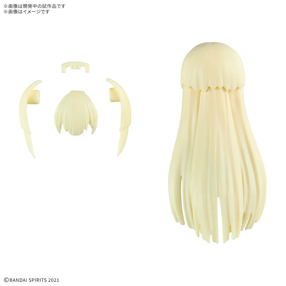 Bandai 5067690 30MS Option Hair Style Parts Vol.11 (4 Types) - Image 11