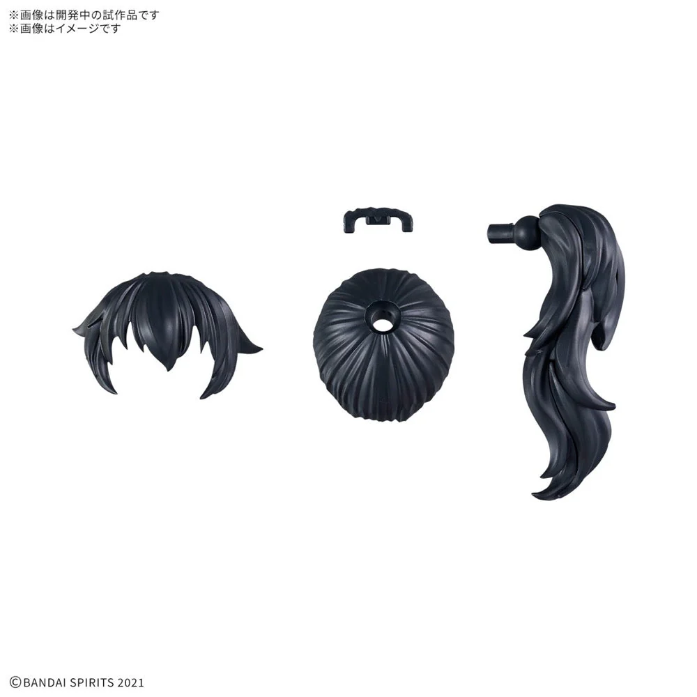 Bandai 5067690 30MS Option Hair Style Parts Vol.11 (4 Types) - Image 9