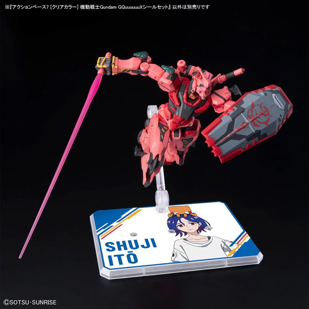 Bandai 5068582 Action Base 7 (Clear Color) Mobile Suit Gundam GQuuuuuuX Sticker Set - Image 6