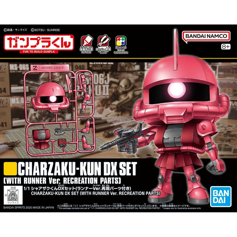 Bandai 5068583 1/1 Charzaku-Kun Dx Set (With Runner Ver. Recreation Parts)