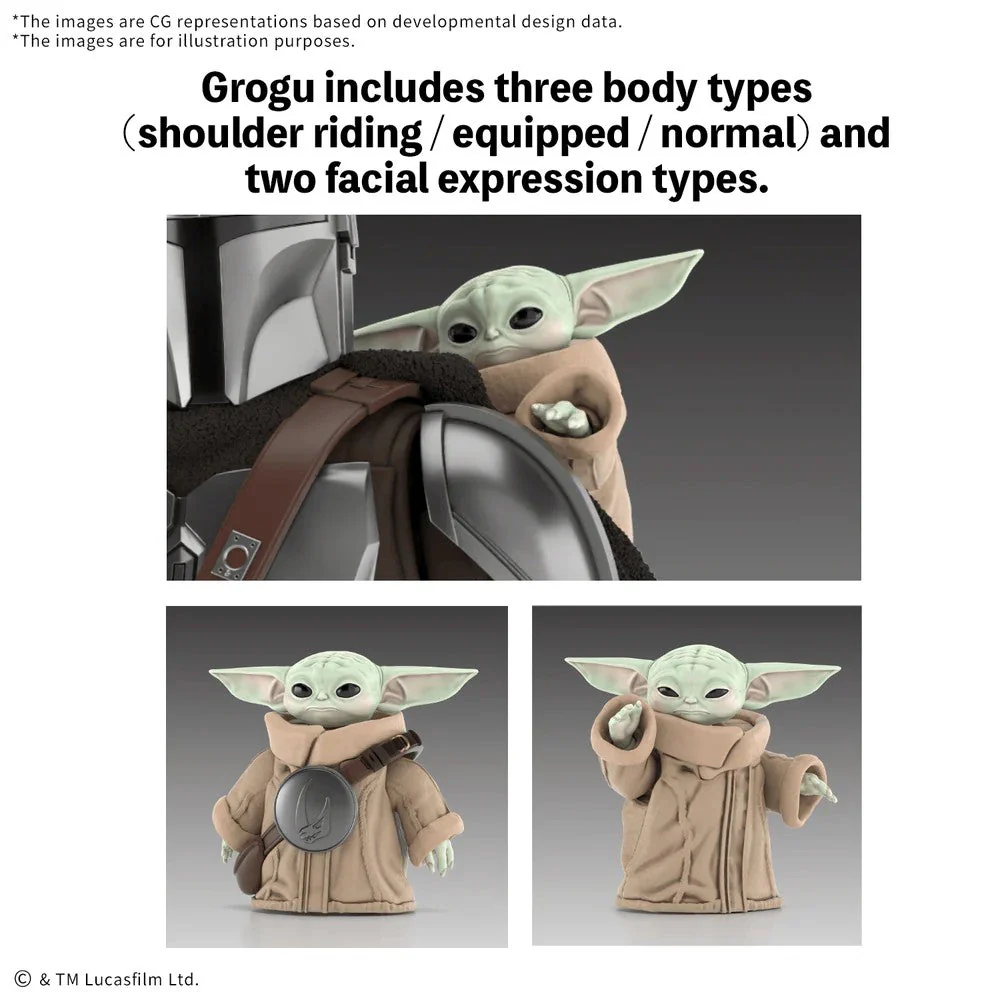 Bandai 5072538 1/12 Star Wars: The Mandalorian And Grogu - Image 2