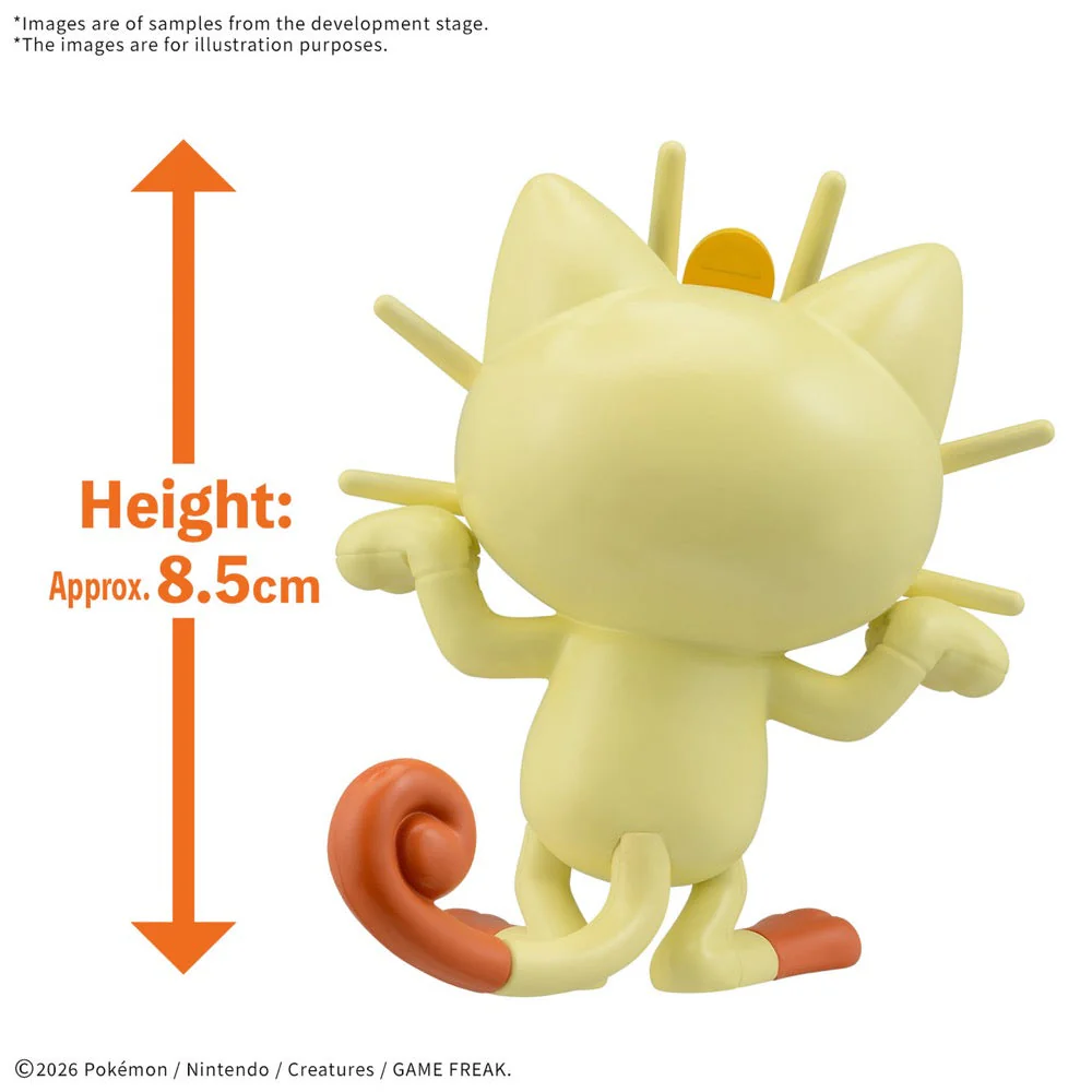 Bandai 5074041 Pokemon Model Kit Quick!! 28 Meowth - Image 2
