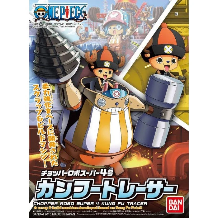 Bandai 50556211 Chopper Robo Super 4 Kung Fu Tracer One Piece