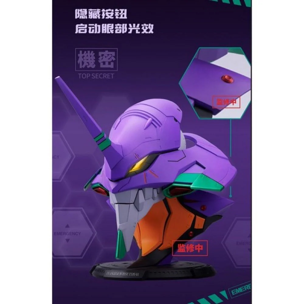 Bandai CT591454 BN Head Collection Evangelion Test Type-01 Ver. - Image 4