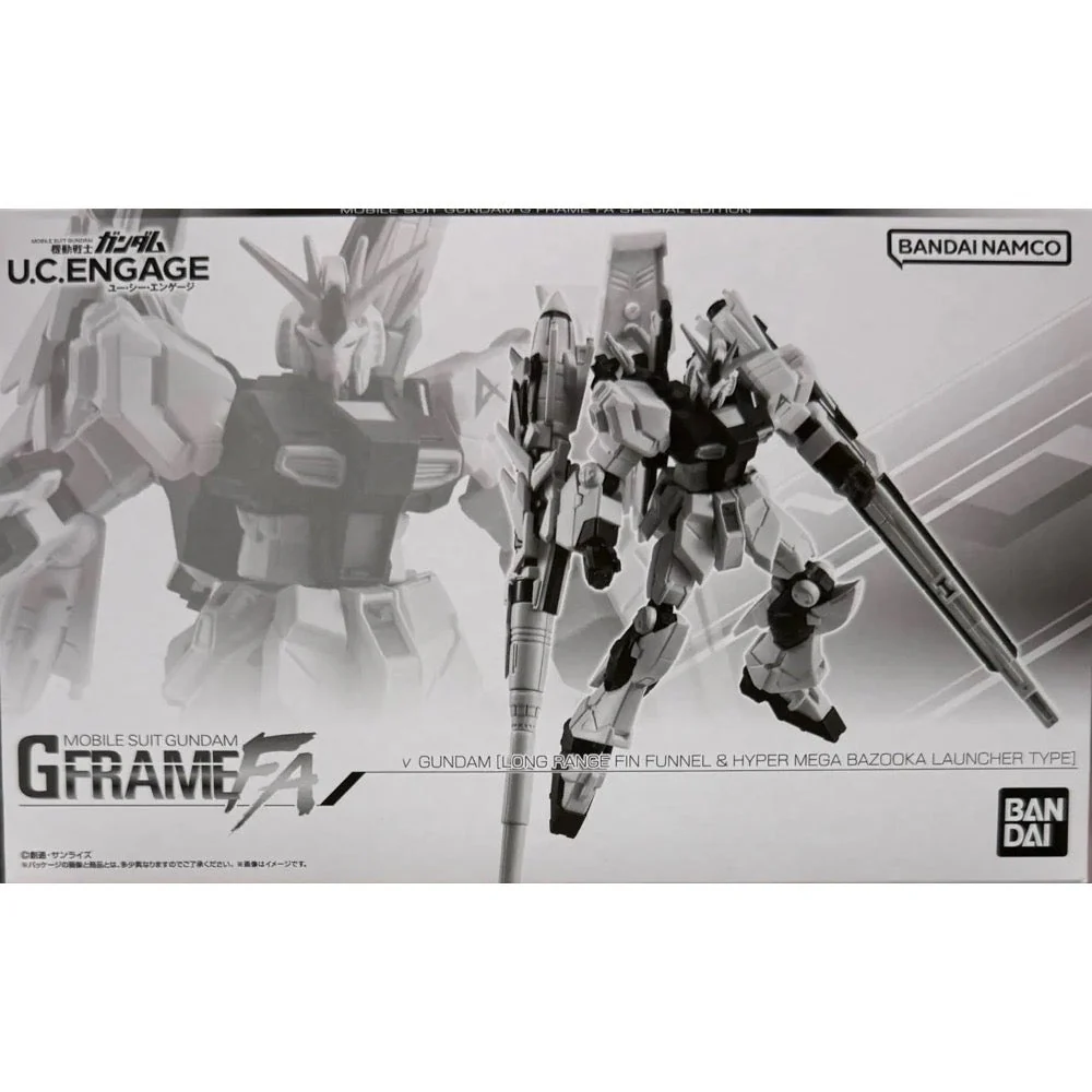 Bandai CT922329 Mobile Suit G-Frame FA N Gundam (Long Range Fin Funnel & Hyper Mega Bazooka Launcher) without Gum - Image 11