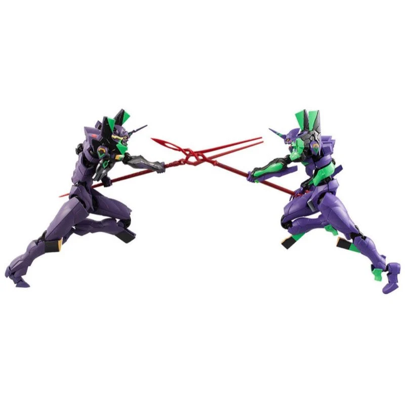 Bandai EVA Frame Evangelion New Theatrical Edition Unit 01 Vs Unit 13 Set - Image 9
