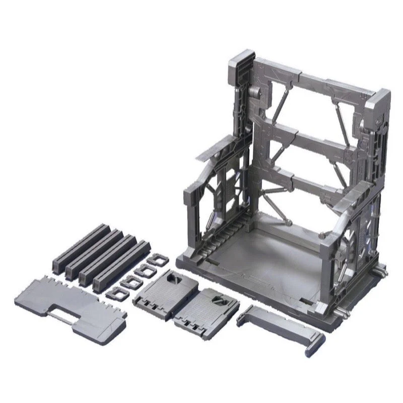 Bandai 5059030 Builders Parts System Base 001 Grey - Image 2