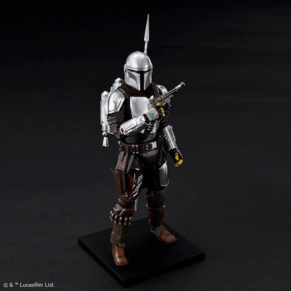 Bandai 5061797 1/12 Star Wars The Mandalorian Beskar Armor Silver Coating Version - Image 9