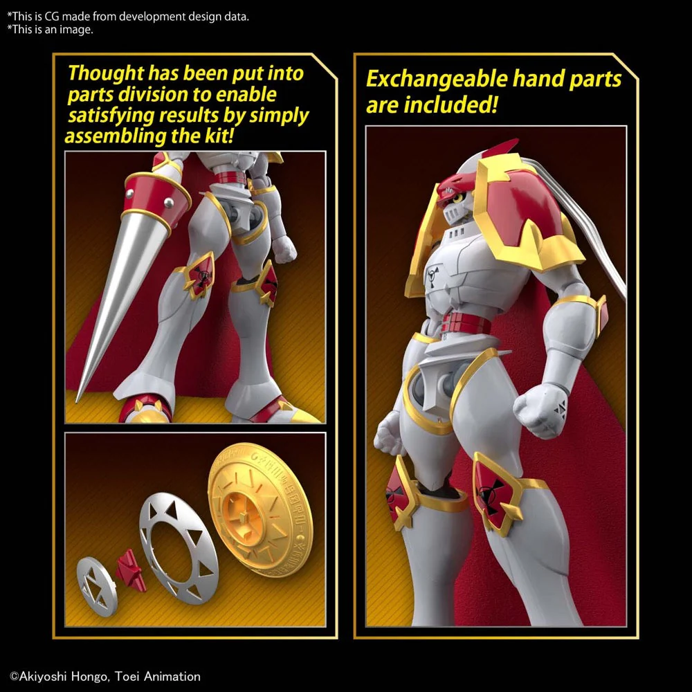 Bandai G50633621 Figure-rise Standard Dukemon / Gallantmon Digimon - Image 14