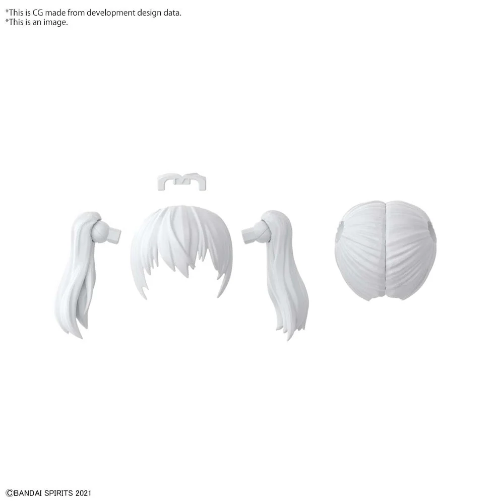 Bandai G5063780 Option Hair Style Parts Vol.5 All 4 Types 30MS - Image 16