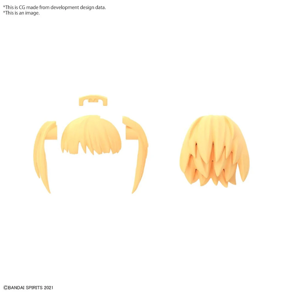 Bandai G5063780 Option Hair Style Parts Vol.5 All 4 Types 30MS - Image 17