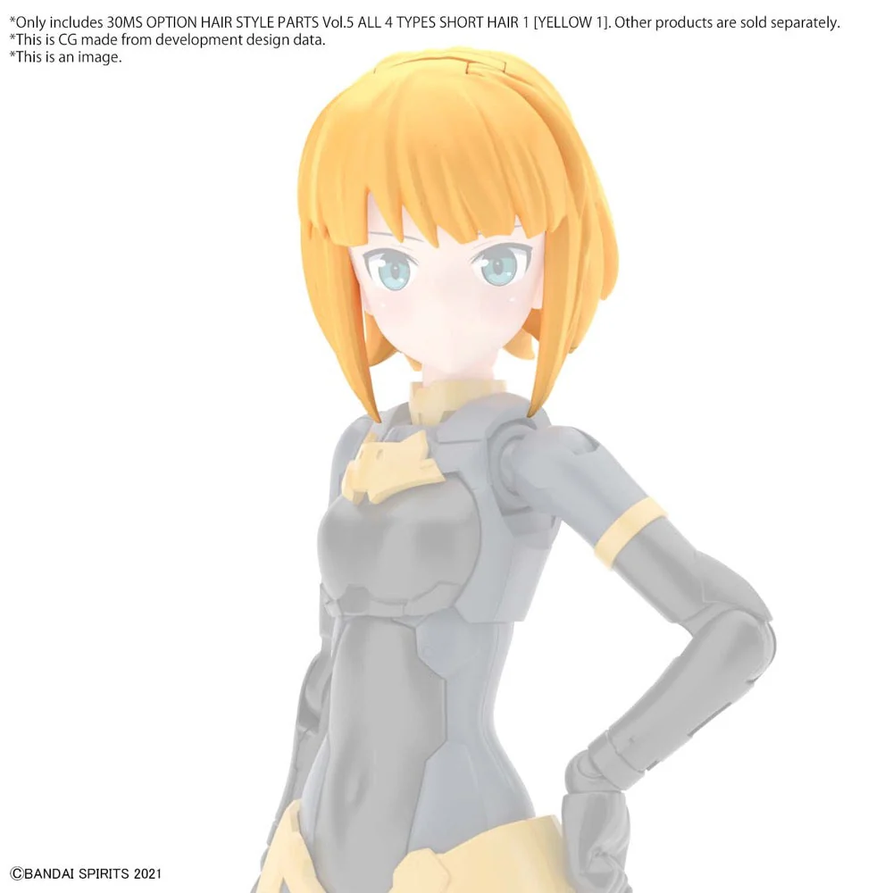 Bandai G5063780 Option Hair Style Parts Vol.5 All 4 Types 30MS - Image 21
