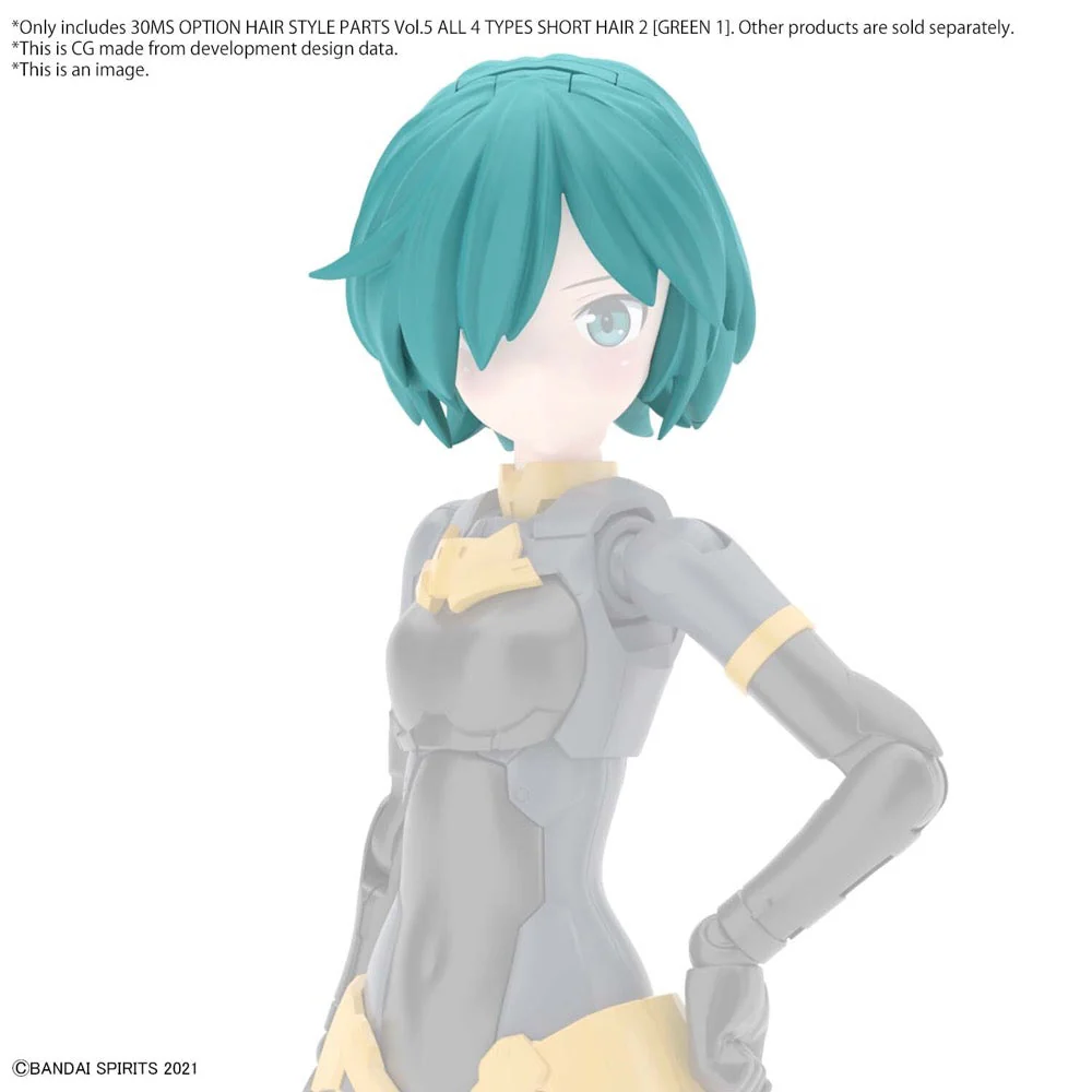 Bandai G5063780 Option Hair Style Parts Vol.5 All 4 Types 30MS - Image 22