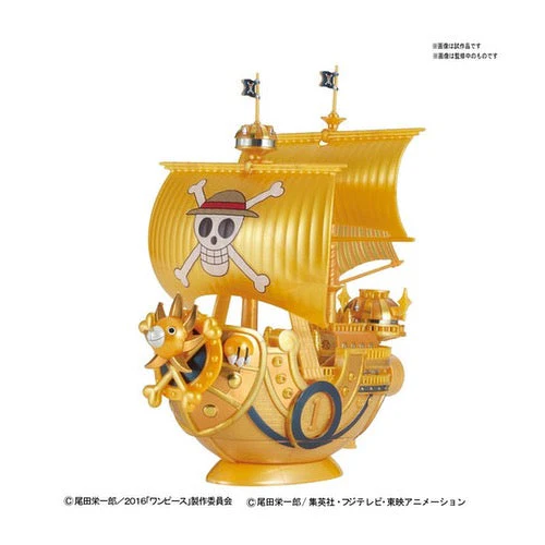 Bandai 50557211 Thousand Sunny Commemorative Color Film Gold Version One Piece Grand Ship Collection - Image 2