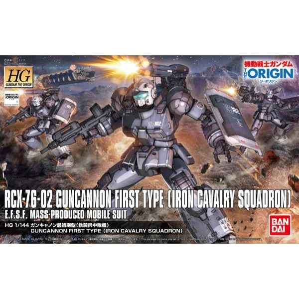 Bandai 5060656 HG 1/144 Guncannon First Type Iron Cavalry Company Mobile Suit Gundam The Origin