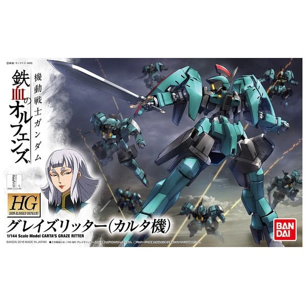 Bandai 5058259 HG 1/144 Cartas Graze Ritter Gundam Iron-Blooded Orphans