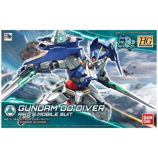 Bandai 5067218 HG 1/144 Gundam 00 Diver Gundam Build Fighters