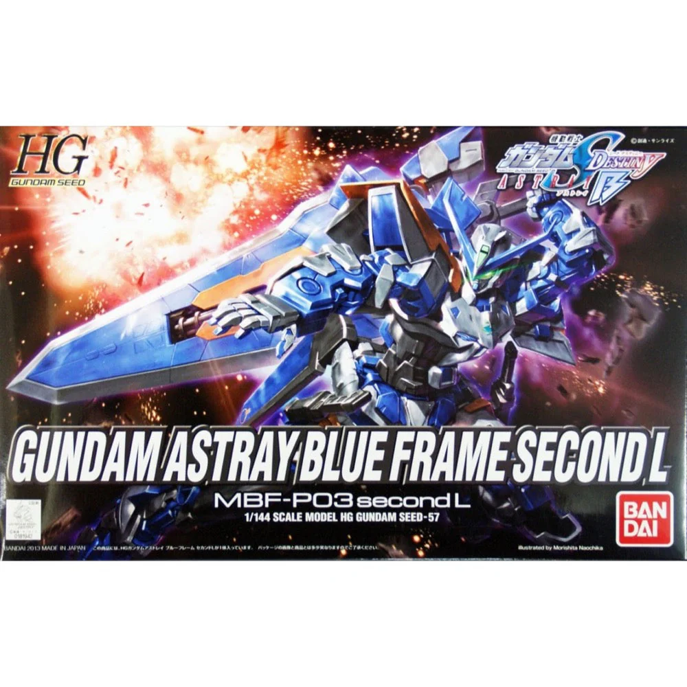 Bandai 5055601 HG 1/144 Gundam Astray Blue Frame Second Gundam Seed Frame Astrays
