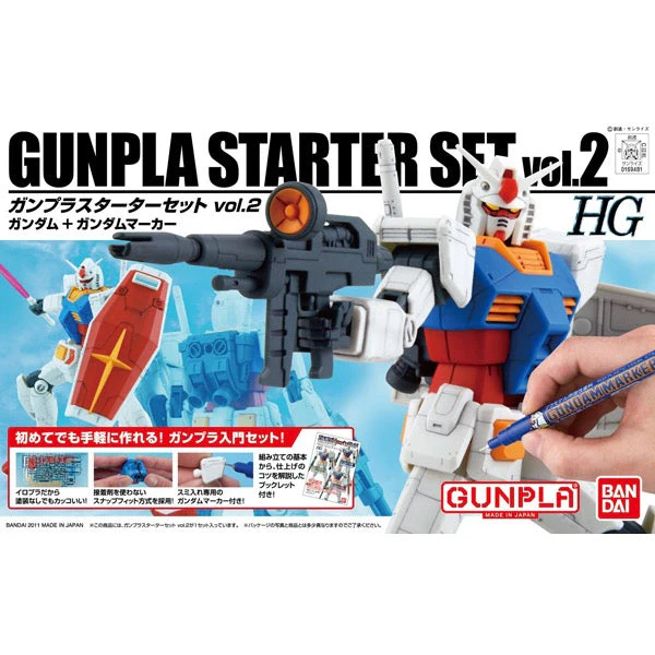 Bandai 5057407 HG 1/144 Gunpla Starter Set 2 Gundam 0079