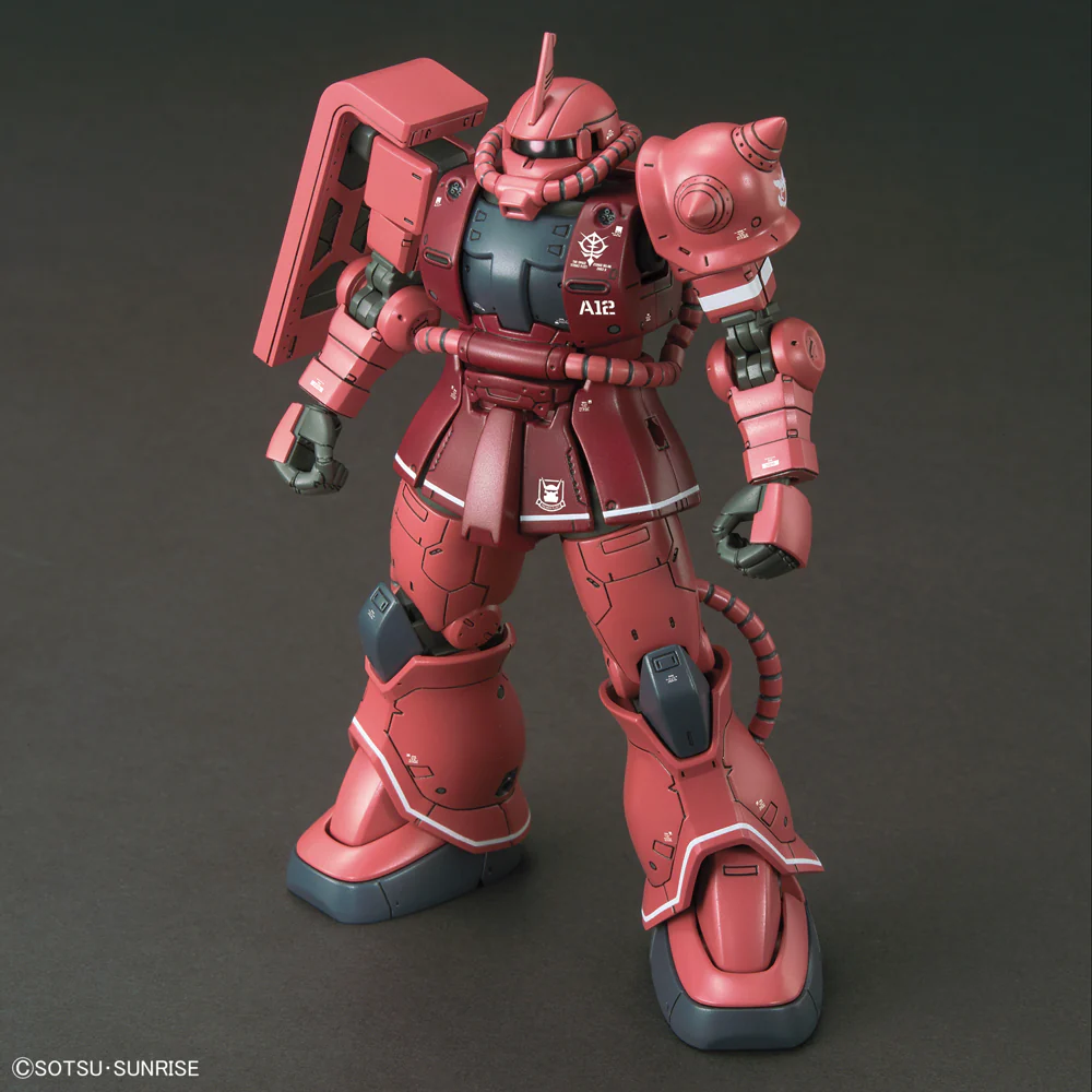 Bandai 5057656 HG 1/144 MS-06S Zaku Principality of Zeon Char Aznables Mobile Suits Red Comet Ver Gundam - Image 5