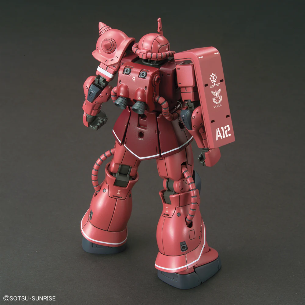 Bandai 5057656 HG 1/144 MS-06S Zaku Principality of Zeon Char Aznables Mobile Suits Red Comet Ver Gundam - Image 6