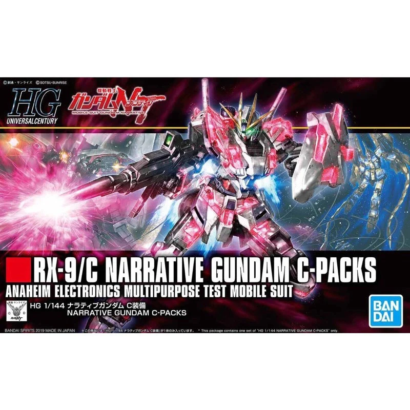 Bandai 5056760 HG 1/144 Narrative Gundam C-Packs Gundam UC