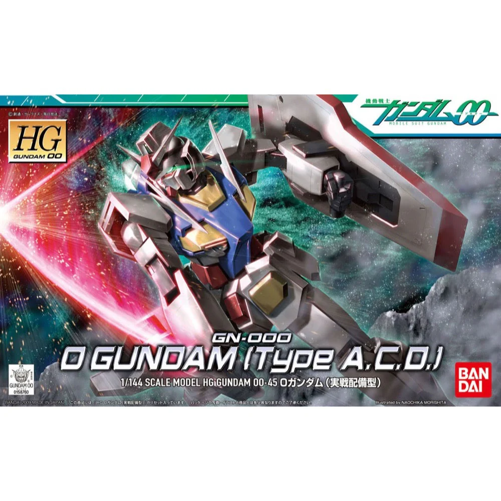 Bandai 5055732 HG 1/144 0 Gundam Operation Mode Gundam 00