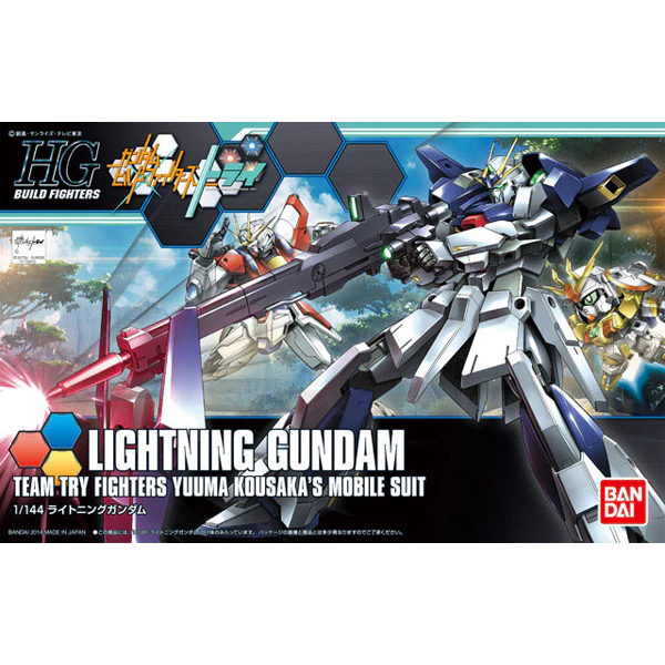 Bandai 5055433 HGBF 1/144 Lightning Gundam Build Fighters