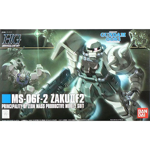 Bandai 5057744 HGUC 1/144 F2-Zaku Zeon Type Gundam 0083