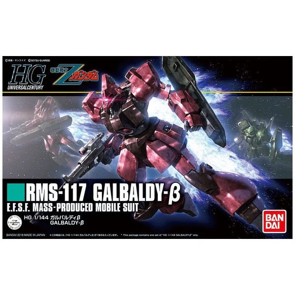 Bandai 5060669 HGUC 1/144 Galbaldy Beta Zeta Gundam