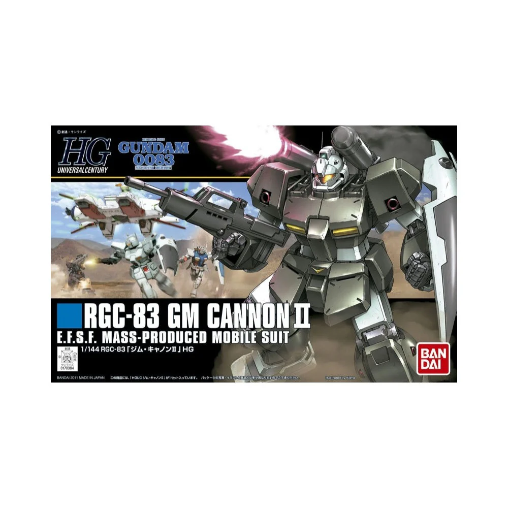 Bandai 5061821 HGUC 1/144 GM Cannon II Gundam