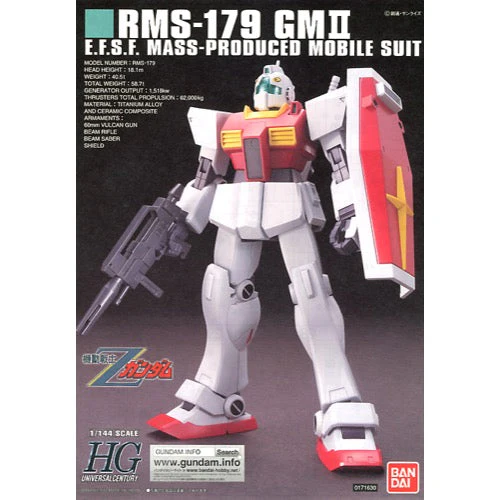 Bandai 5058266 HGUC 1/144 GM II Zeta Gundam - Image 2