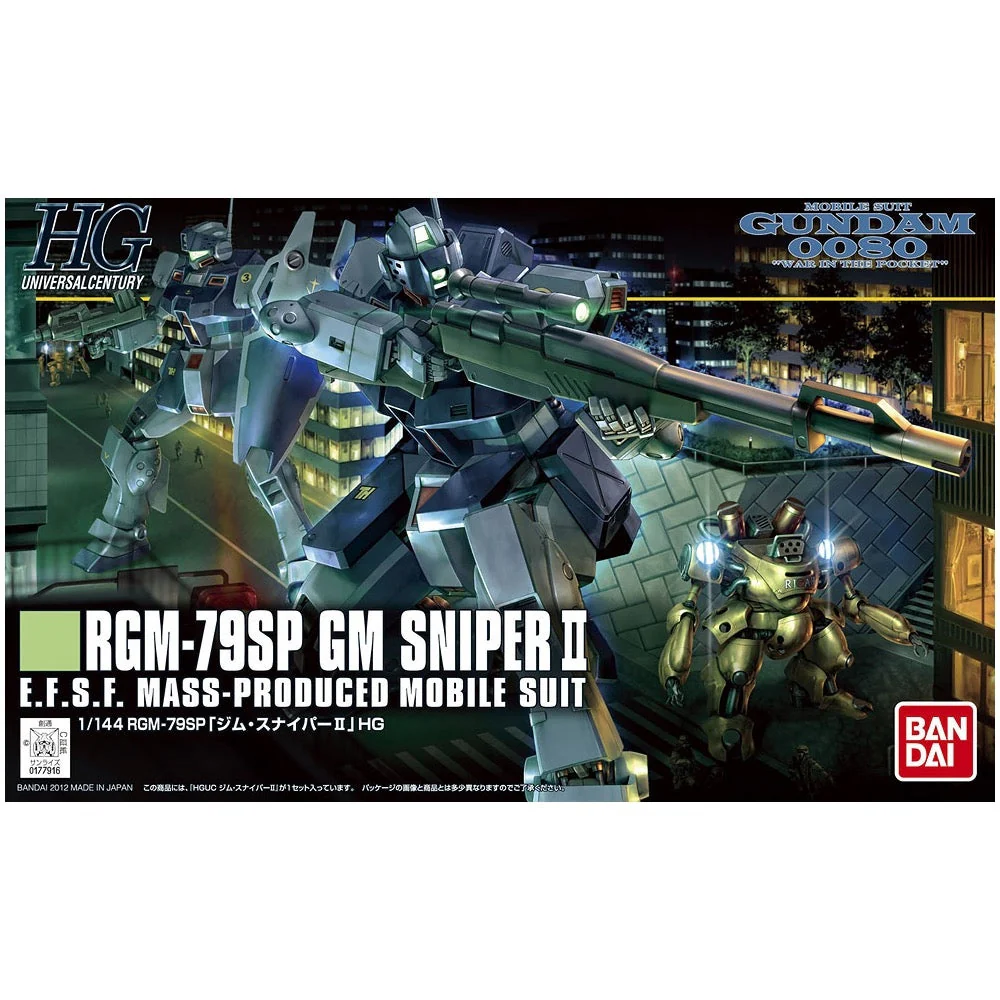 Bandai 5059249 HGUC 1/144 GM Sniper II Gundam 0080