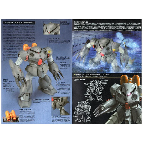 Bandai 5057739 HGUC 1/144 MSM-07E Zgok E Gundam 0080 - Image 3